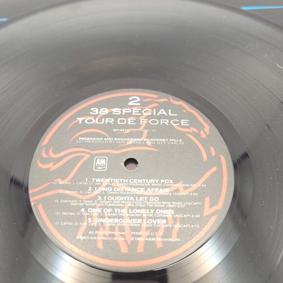 38 Special Tour De Force Vinyl Records With Sleeve 1983 - Picture 6 of 6